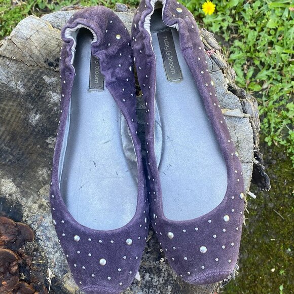 ruby & bloom Shoes - Women's Ruby & Bloom Purple Suede Size 8.5 Flats